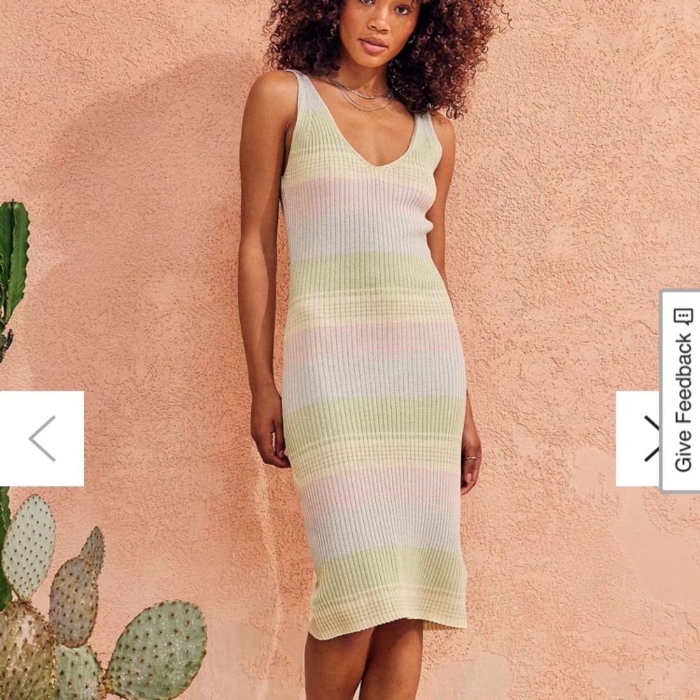 RVCA Striped Knit Dress